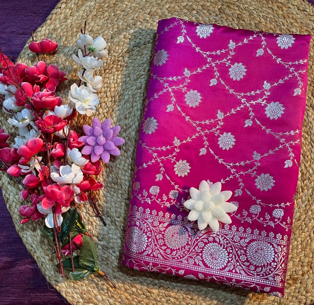 Crimson Elegance Saree