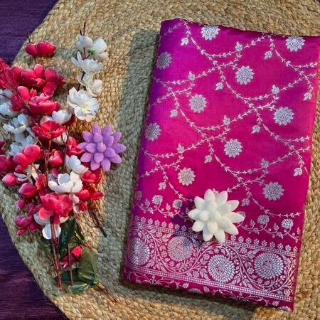 Crimson Elegance Saree