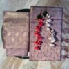 Purple Antique Zari Purple Banarasi Suit